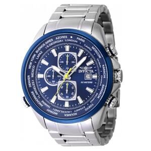 Invicta Watch Aviator Men's Watch Quartz Blue - New NIB